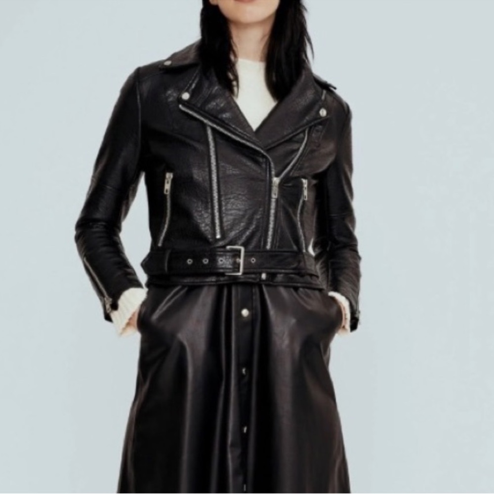 Black Leather Jacket - Picture 2 of 5
